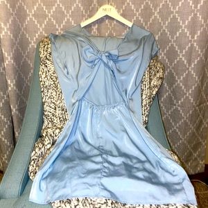 T-shirt Dress with Open Back